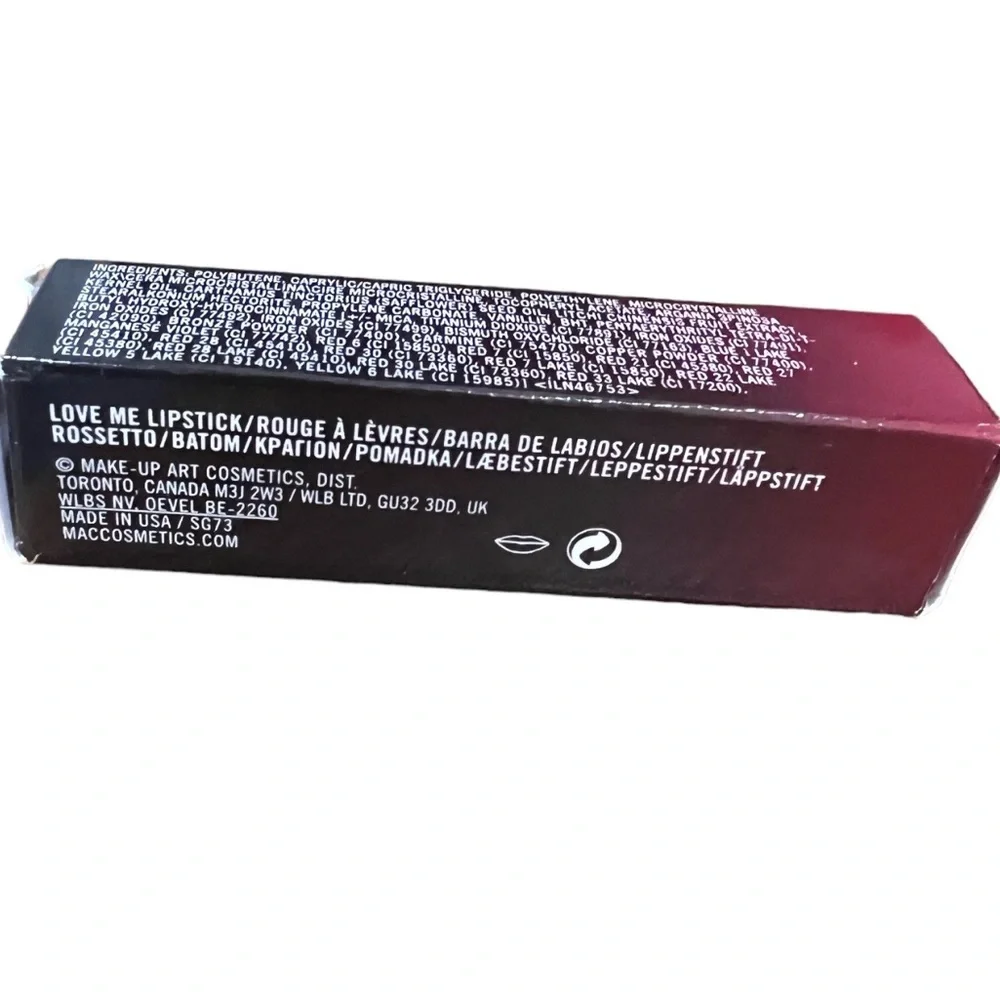 NIB Mac Love Me Lipstick E For Effortless